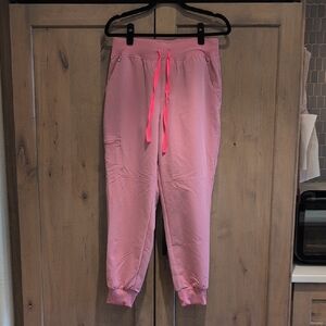 FiGS Zamora High Waist Jogger (Dusty Pink)